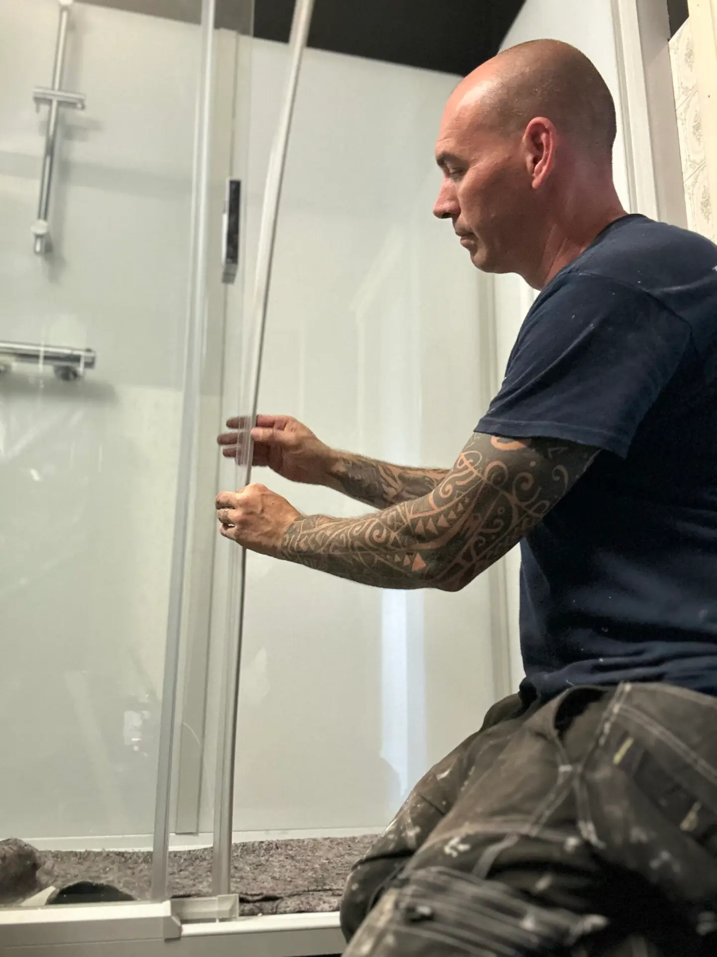 Kevin van Warpy Projects aan het werk